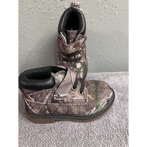 Garanimals Size 6 Toddler Camo Shoes/ Boots With One Adj Front Strap Green